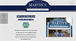 Desktop Screenshot of martinsfamilyappliance.com